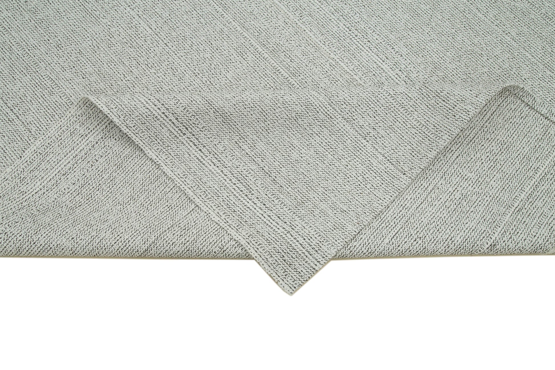 Vintage Flatweave Bej Eskitme Pamuk Yün El Dokuma Halısı 204x296 Agacan