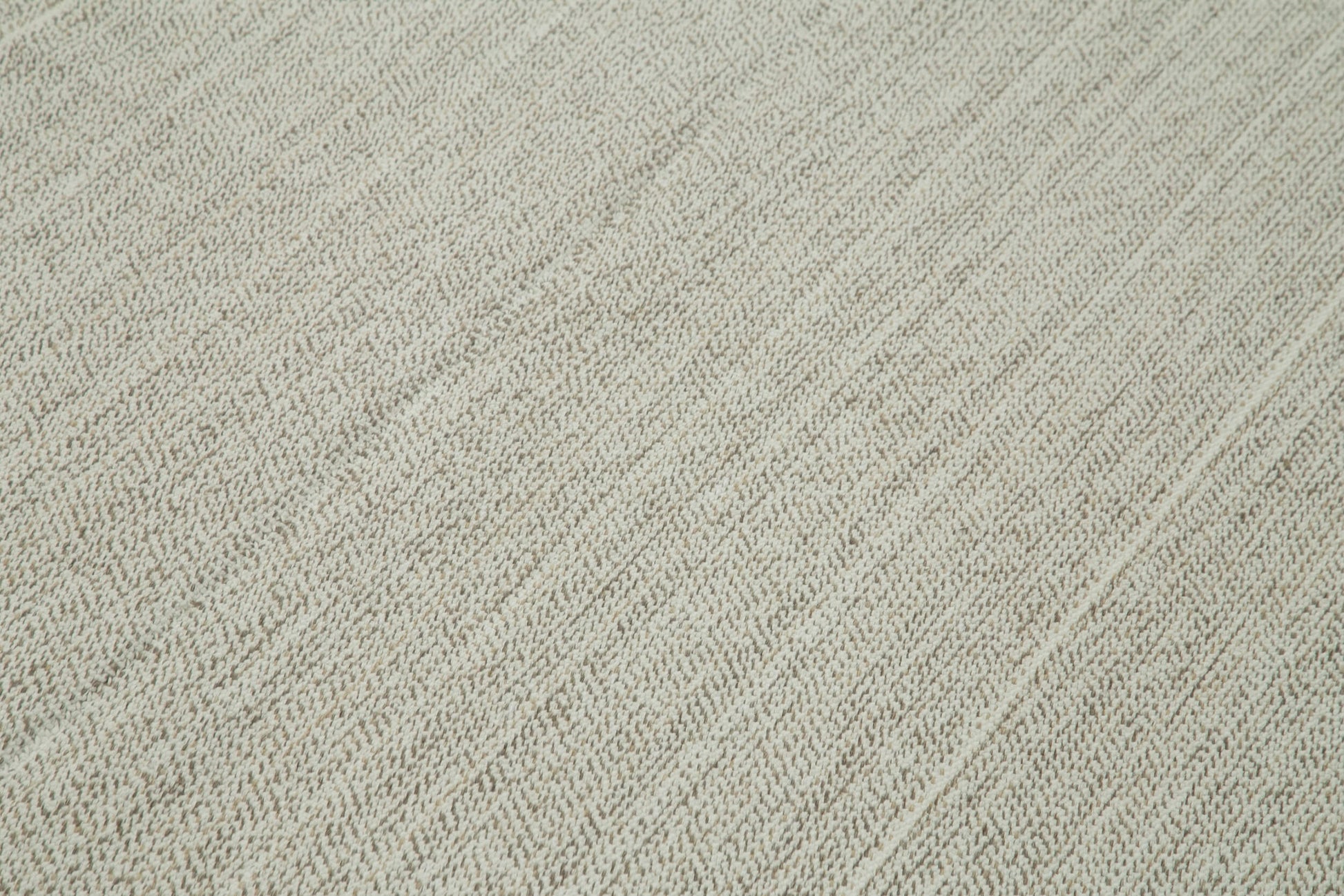 Vintage Flatweave Bej Eskitme Pamuk Yün El Dokuma Halısı 185x270 Agacan