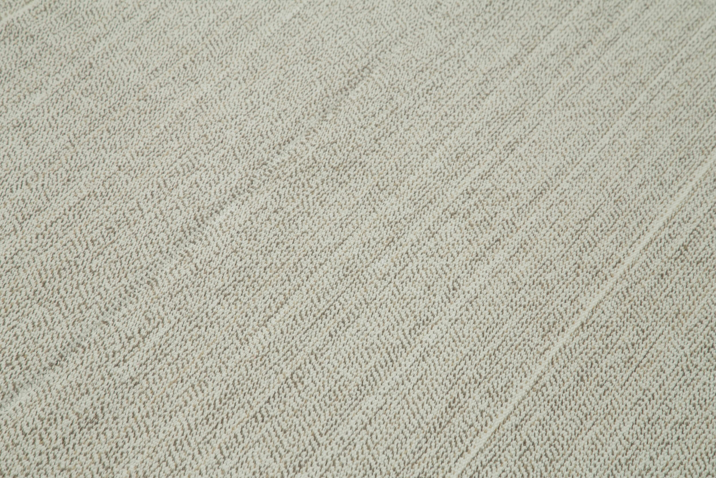 Vintage Flatweave Bej Eskitme Pamuk Yün El Dokuma Halısı 185x270 Agacan