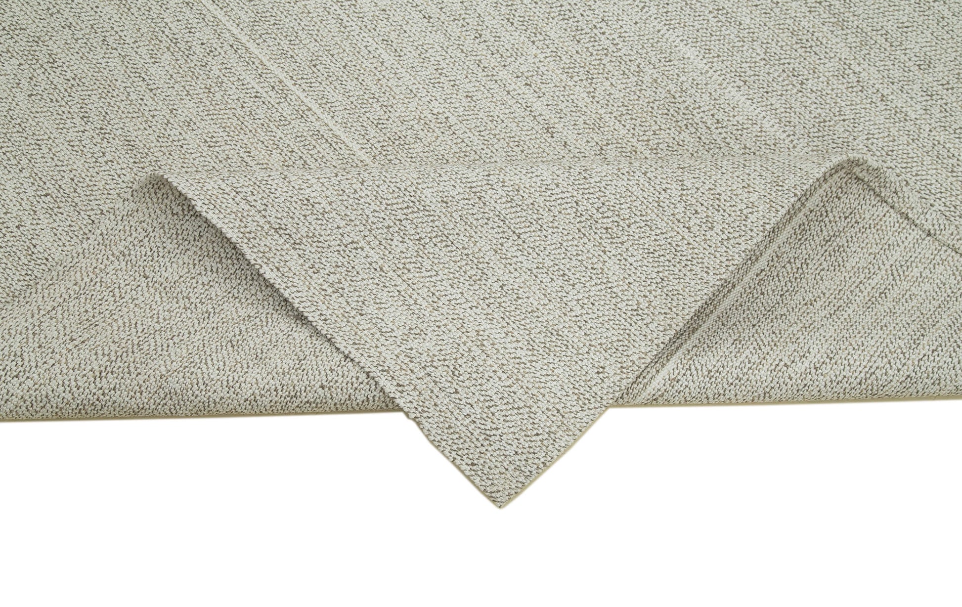 Vintage Flatweave Bej Eskitme Pamuk Yün El Dokuma Halısı 185x270 Agacan