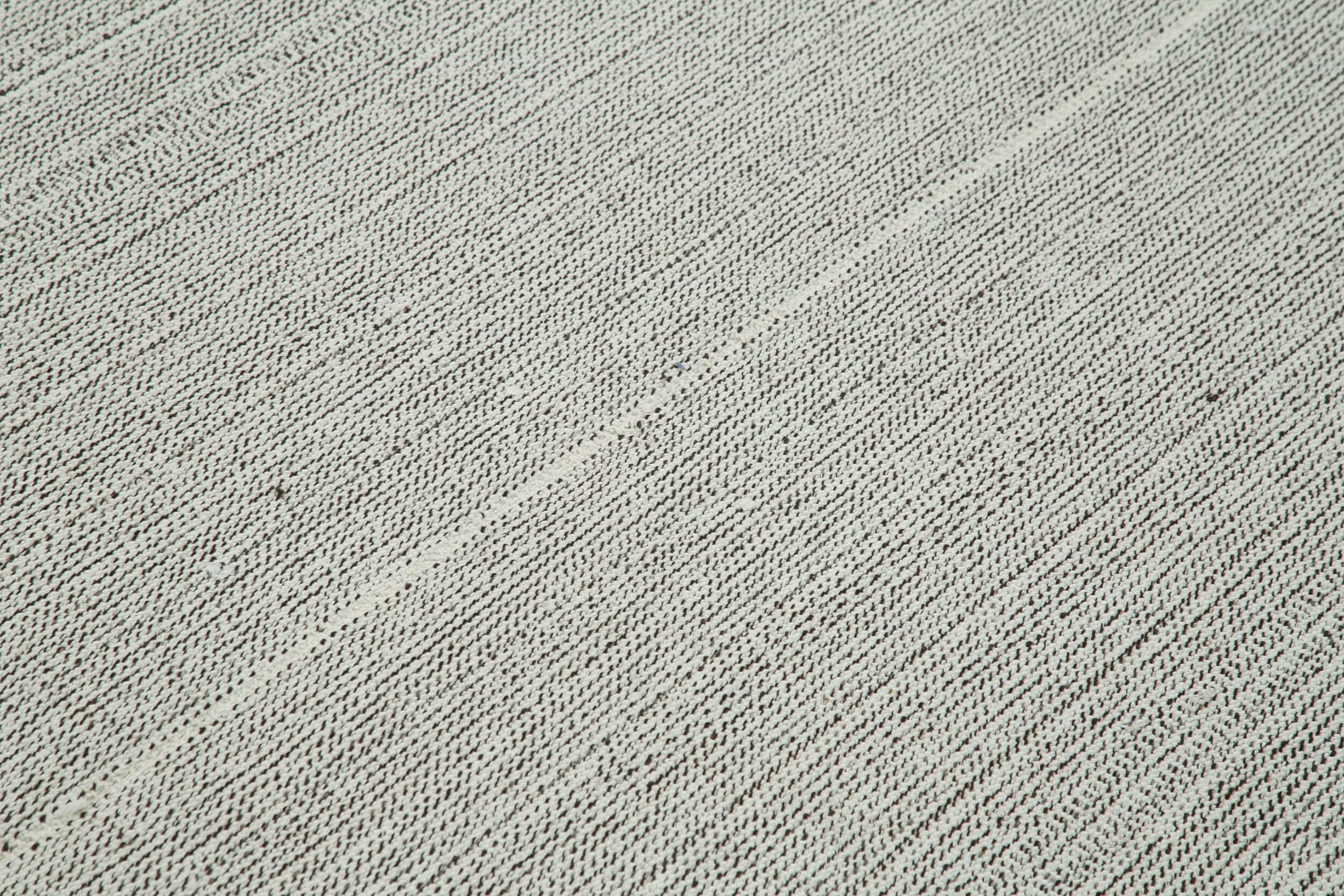 Vintage Flatweave Bej Eskitme Pamuk Yün El Dokuma Halısı 205x300 Agacan