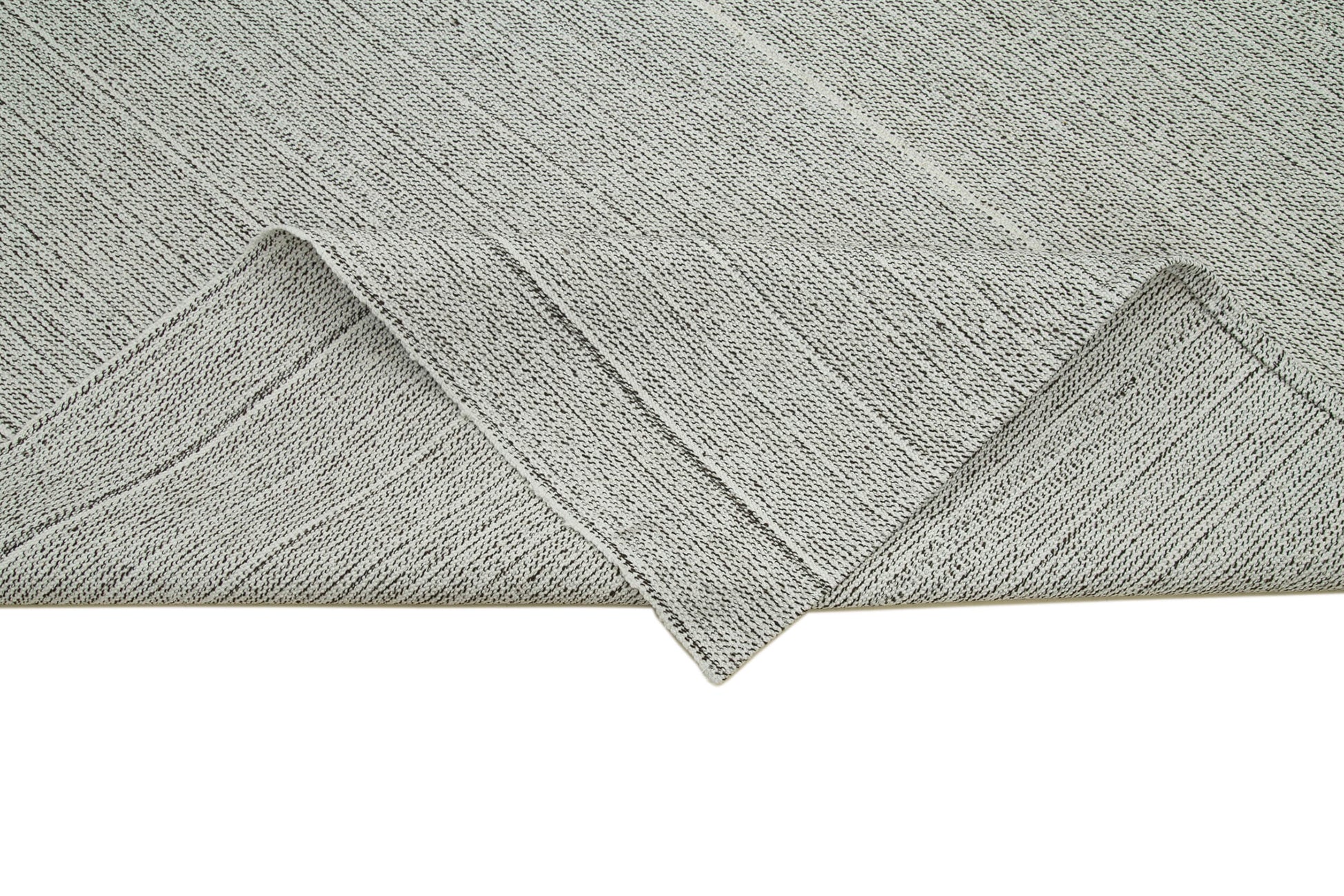 Vintage Flatweave Bej Eskitme Pamuk Yün El Dokuma Halısı 205x300 Agacan