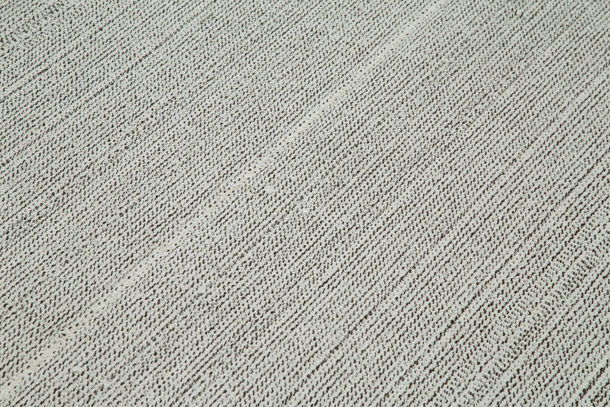 Vintage Flatweave Bej Eskitme Pamuk Yün El Dokuma Halısı 204x362 Agacan