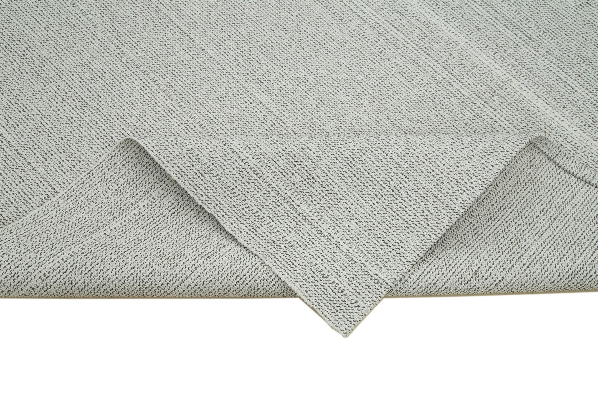 Vintage Flatweave Bej Eskitme Pamuk Yün El Dokuma Halısı 205x306 Agacan