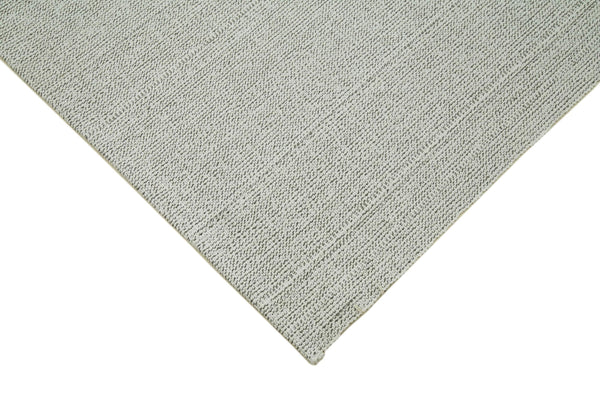 Vintage Flatweave Bej Eskitme Pamuk Yün El Dokuma Halısı 204x285 Agacan
