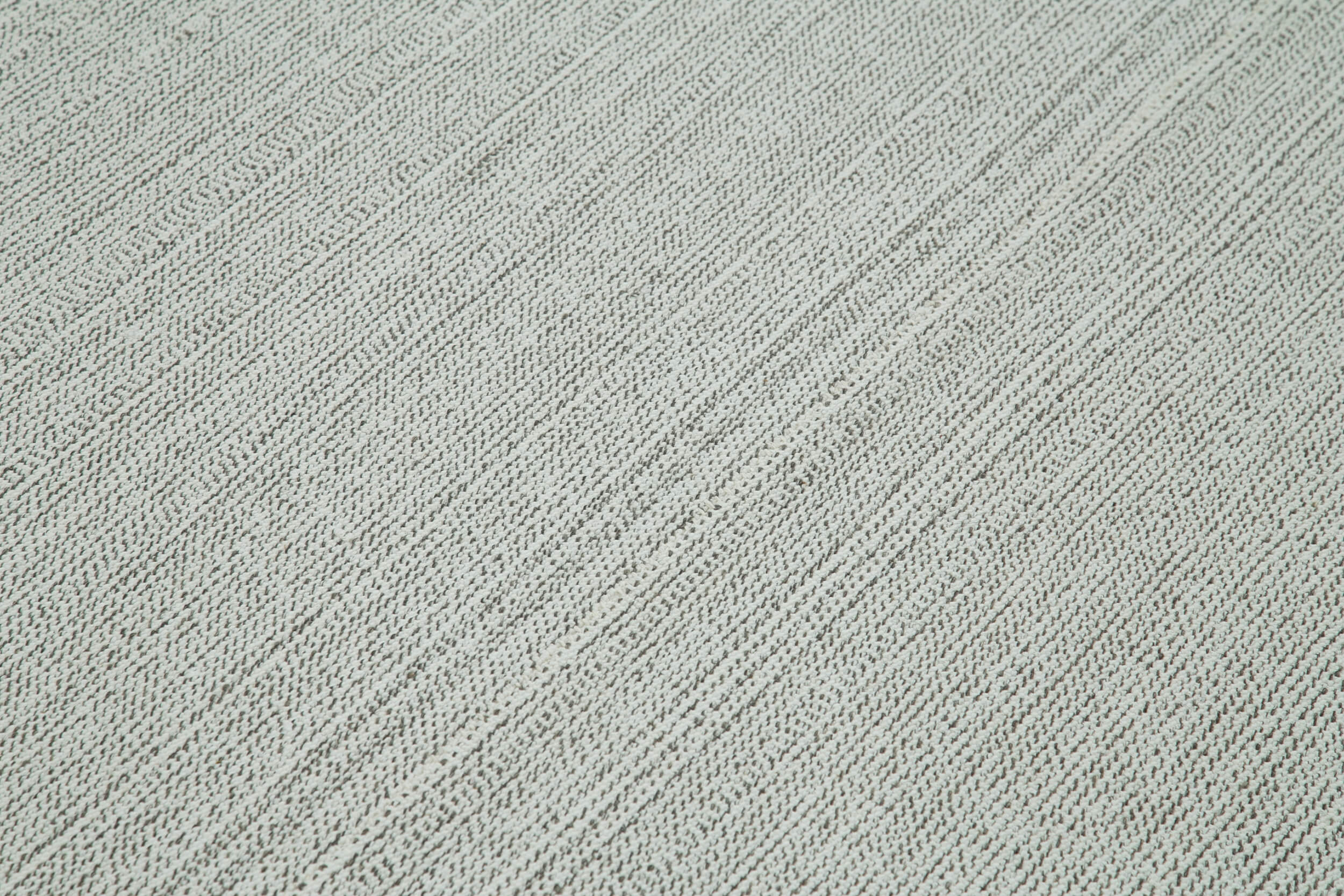 Vintage Flatweave Bej Eskitme Pamuk Yün El Dokuma Halısı 204x285 Agacan