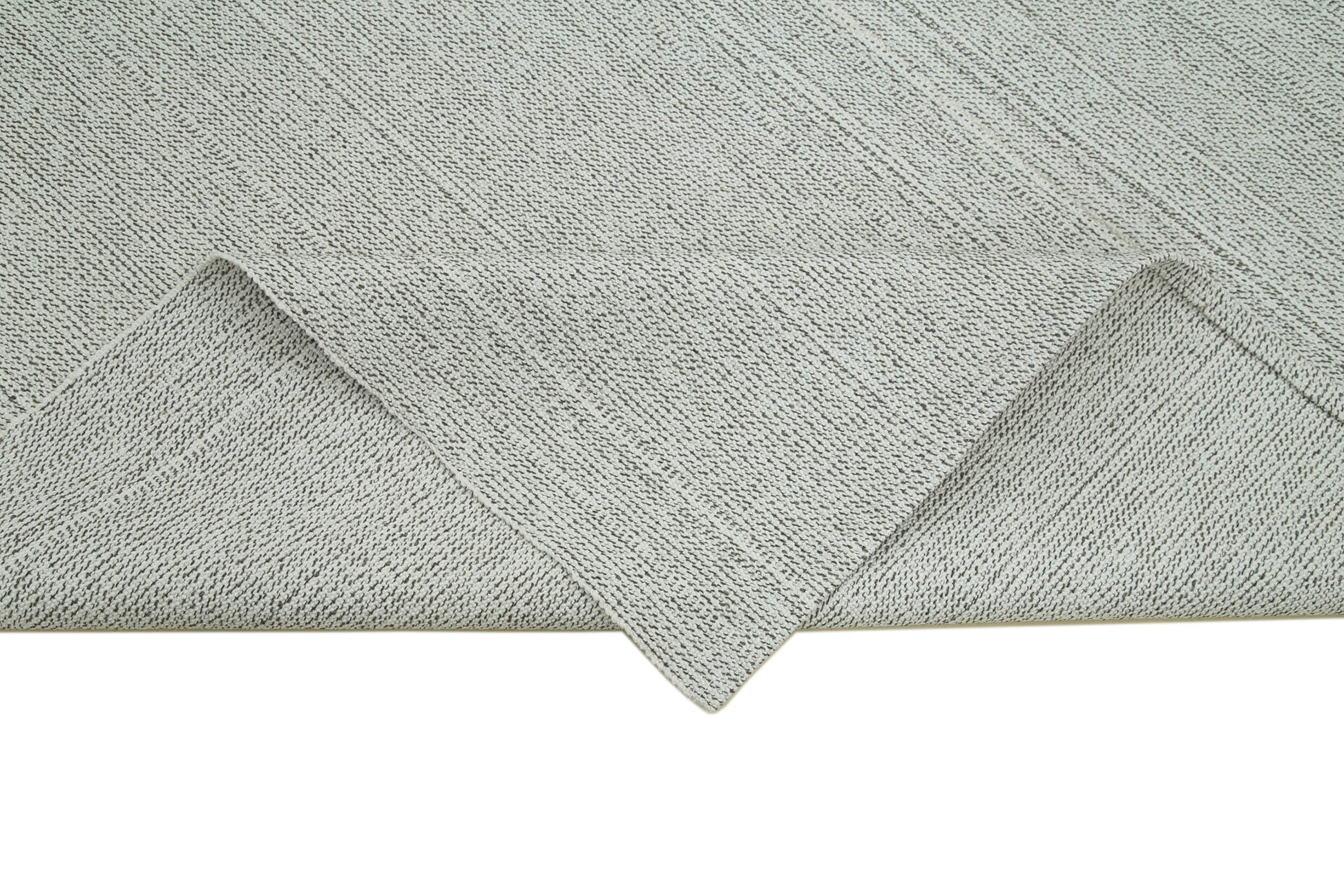 Vintage Flatweave Bej Eskitme Pamuk Yün El Dokuma Halısı 204x285 Agacan