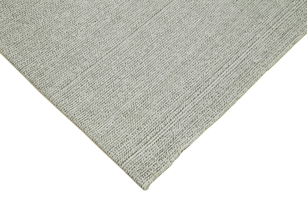 Vintage Flatweave Bej Eskitme Pamuk Yün El Dokuma Halısı 204x291 Agacan