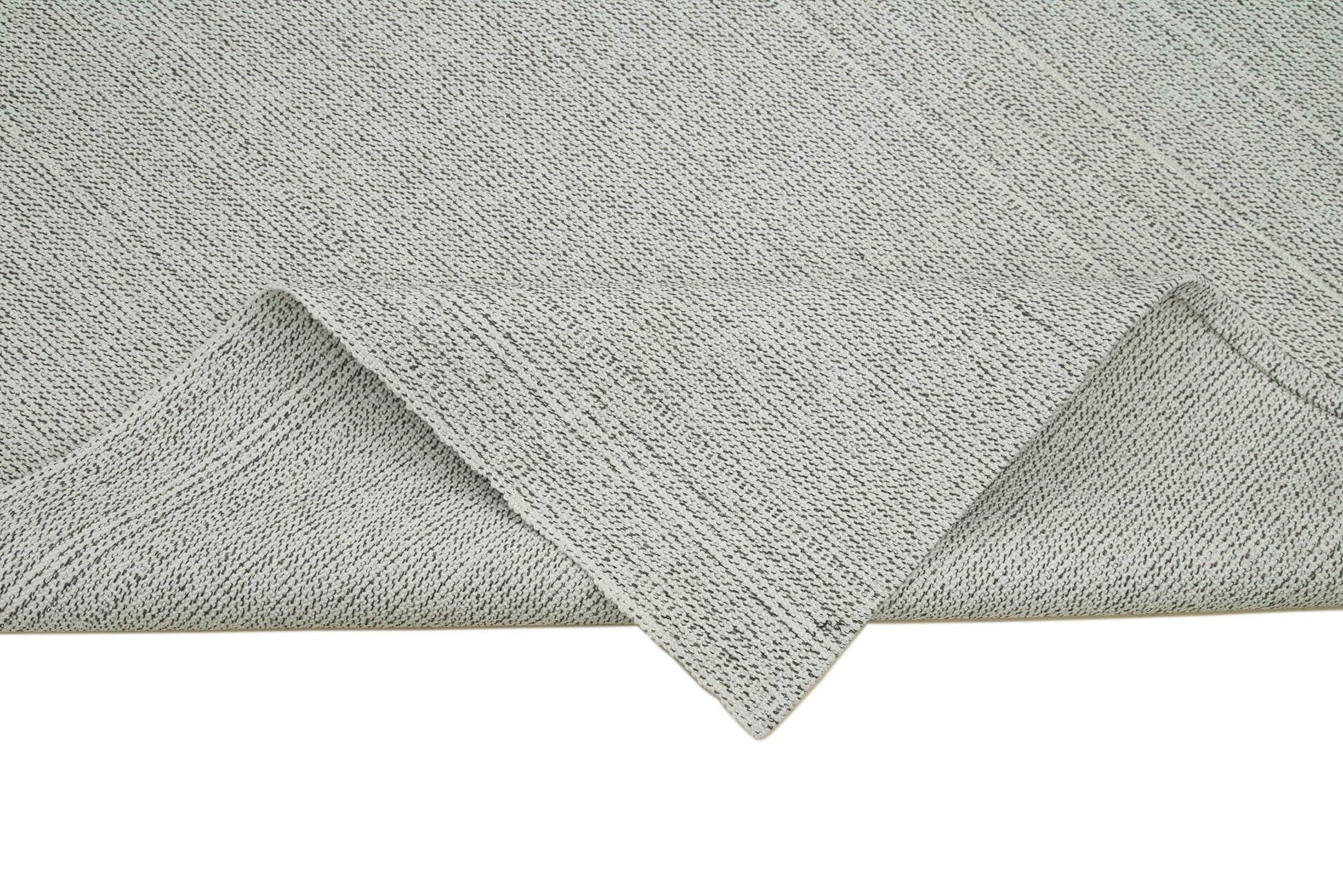 Vintage Flatweave Bej Eskitme Pamuk Yün El Dokuma Halısı 204x291 Agacan