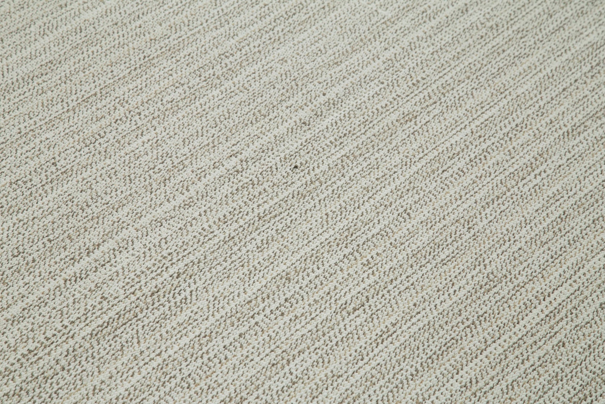 Vintage Flatweave Bej Eskitme Pamuk Yün El Dokuma Halısı 212x231 Agacan