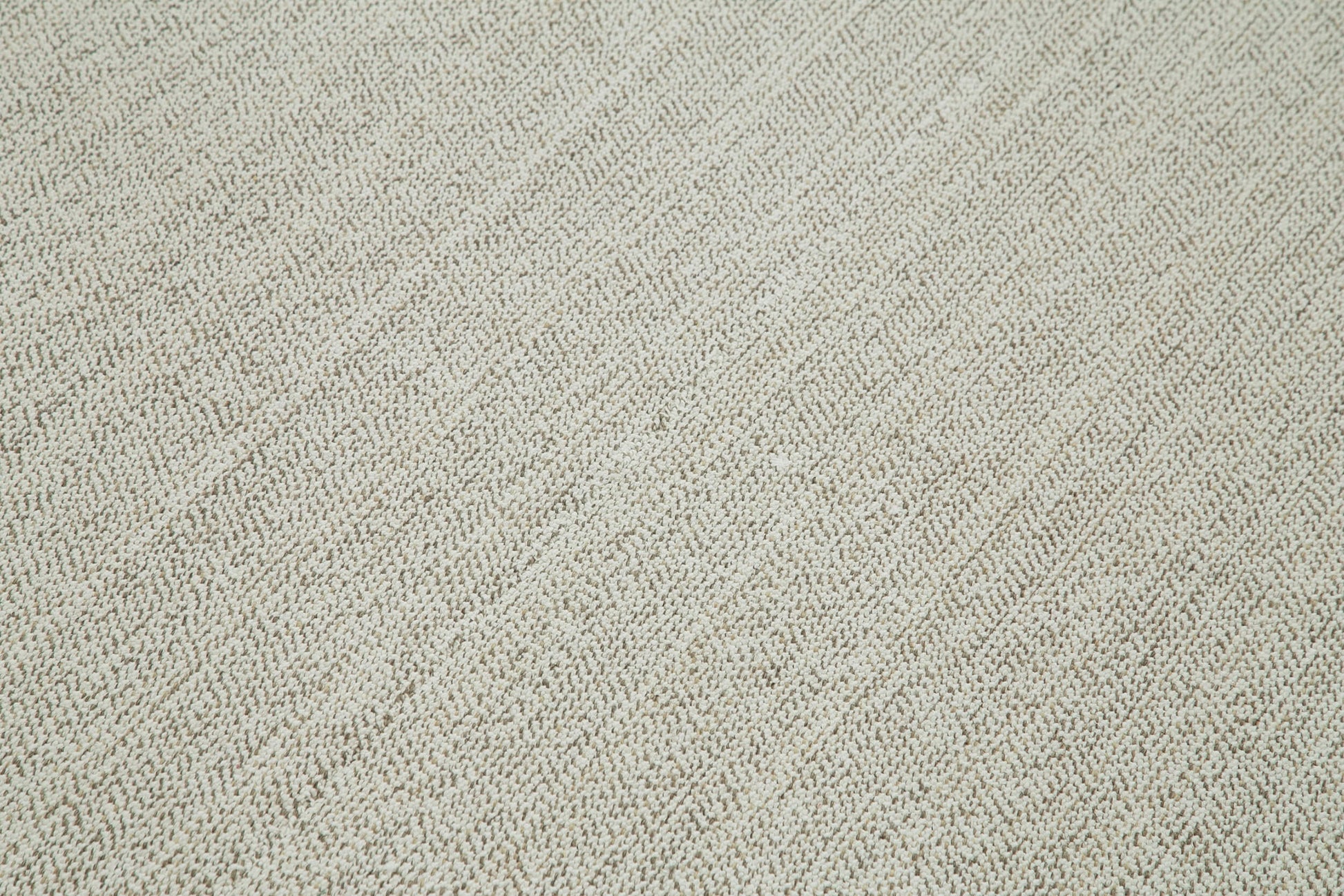 Vintage Flatweave Bej Eskitme Pamuk Yün El Dokuma Halısı 188x274 Agacan