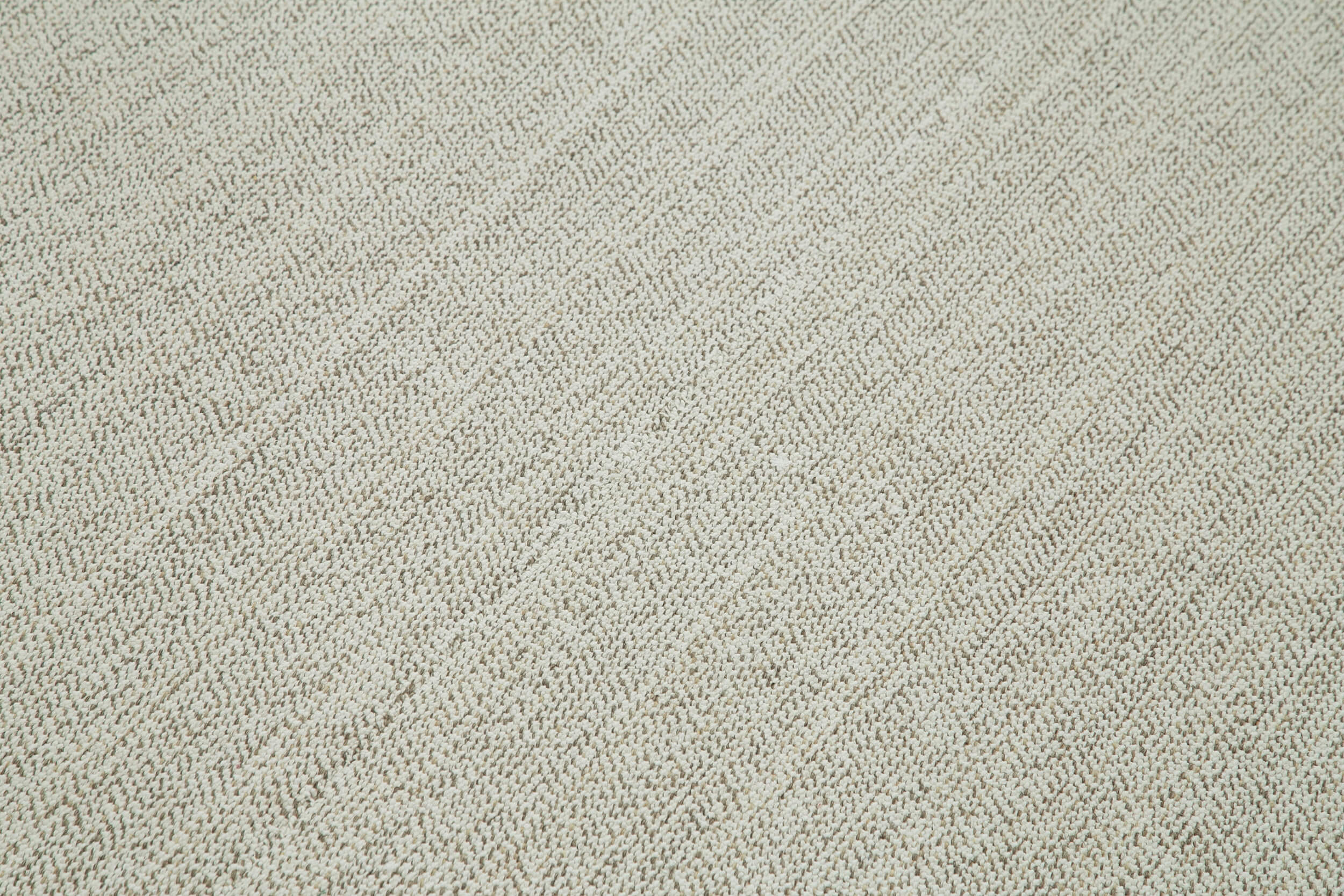 Vintage Flatweave Bej Eskitme Pamuk Yün El Dokuma Halısı 188x274 Agacan