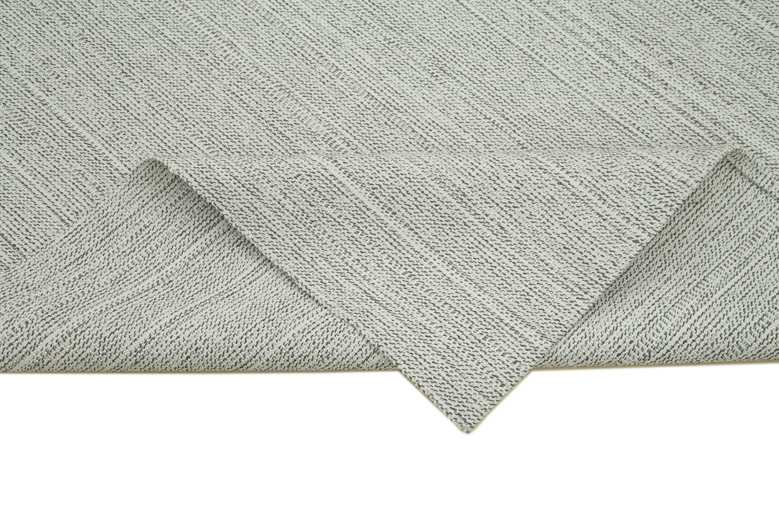 Vintage Flatweave Bej Eskitme Pamuk Yün El Dokuma Halısı 205x320 Agacan