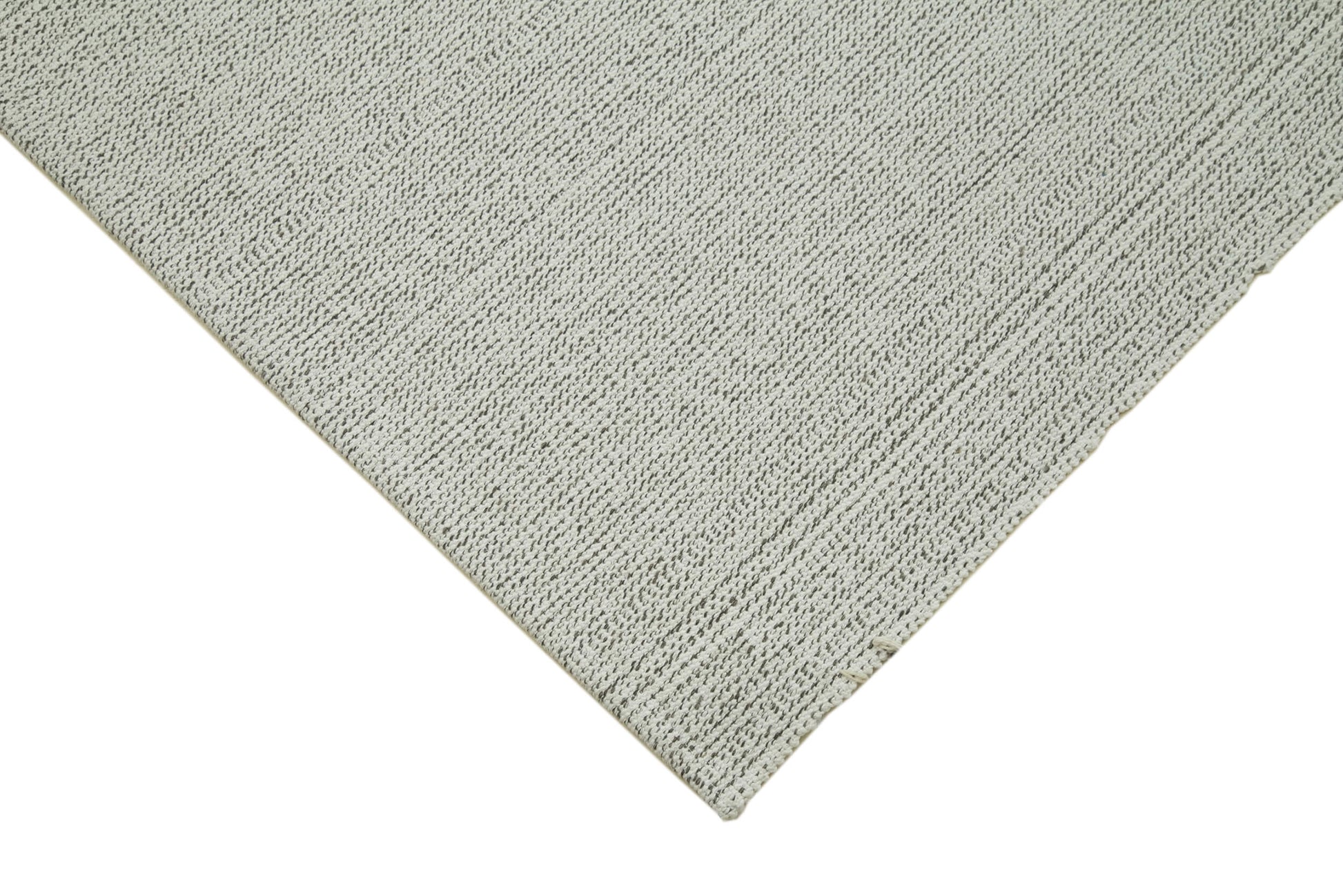 Vintage Flatweave Bej Eskitme Pamuk Yün El Dokuma Halısı 204x304 Agacan