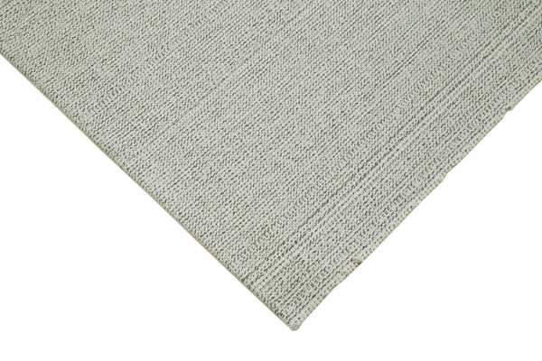 Vintage Flatweave Bej Eskitme Pamuk Yün El Dokuma Halısı 204x304 Agacan
