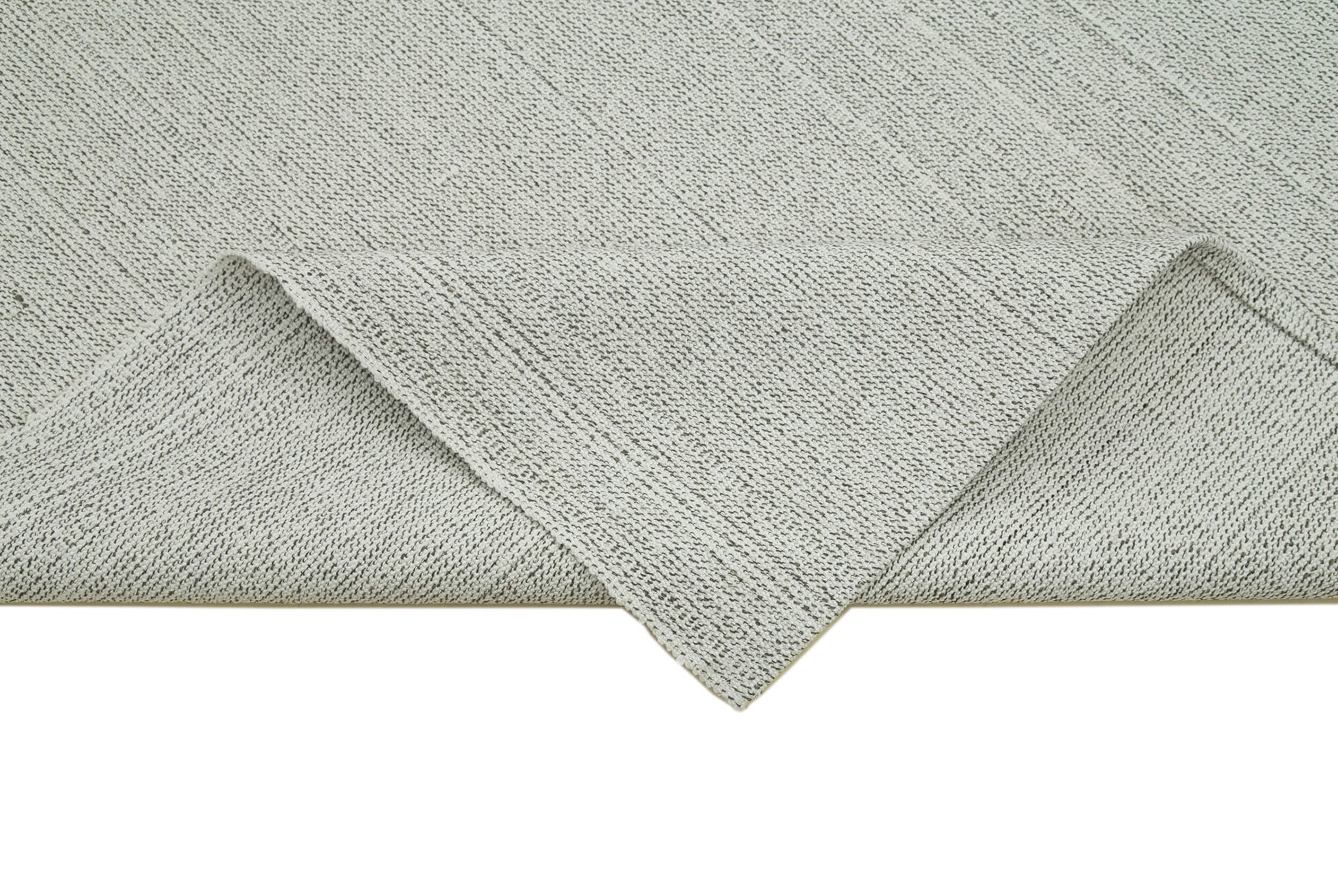 Vintage Flatweave Bej Eskitme Pamuk Yün El Dokuma Halısı 204x304 Agacan