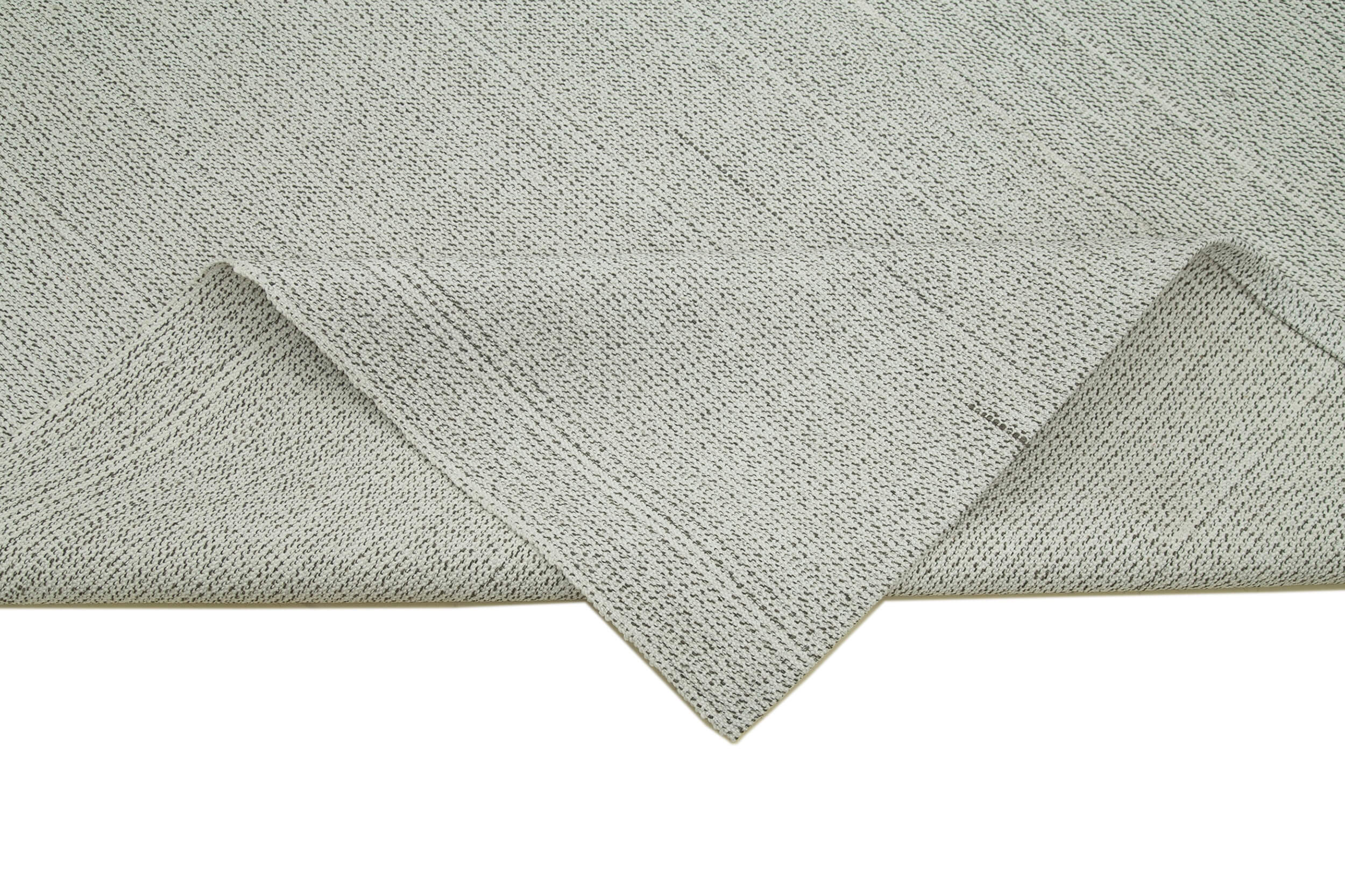 Vintage Flatweave Bej Eskitme Pamuk Yün El Dokuma Halısı 206x334 Agacan