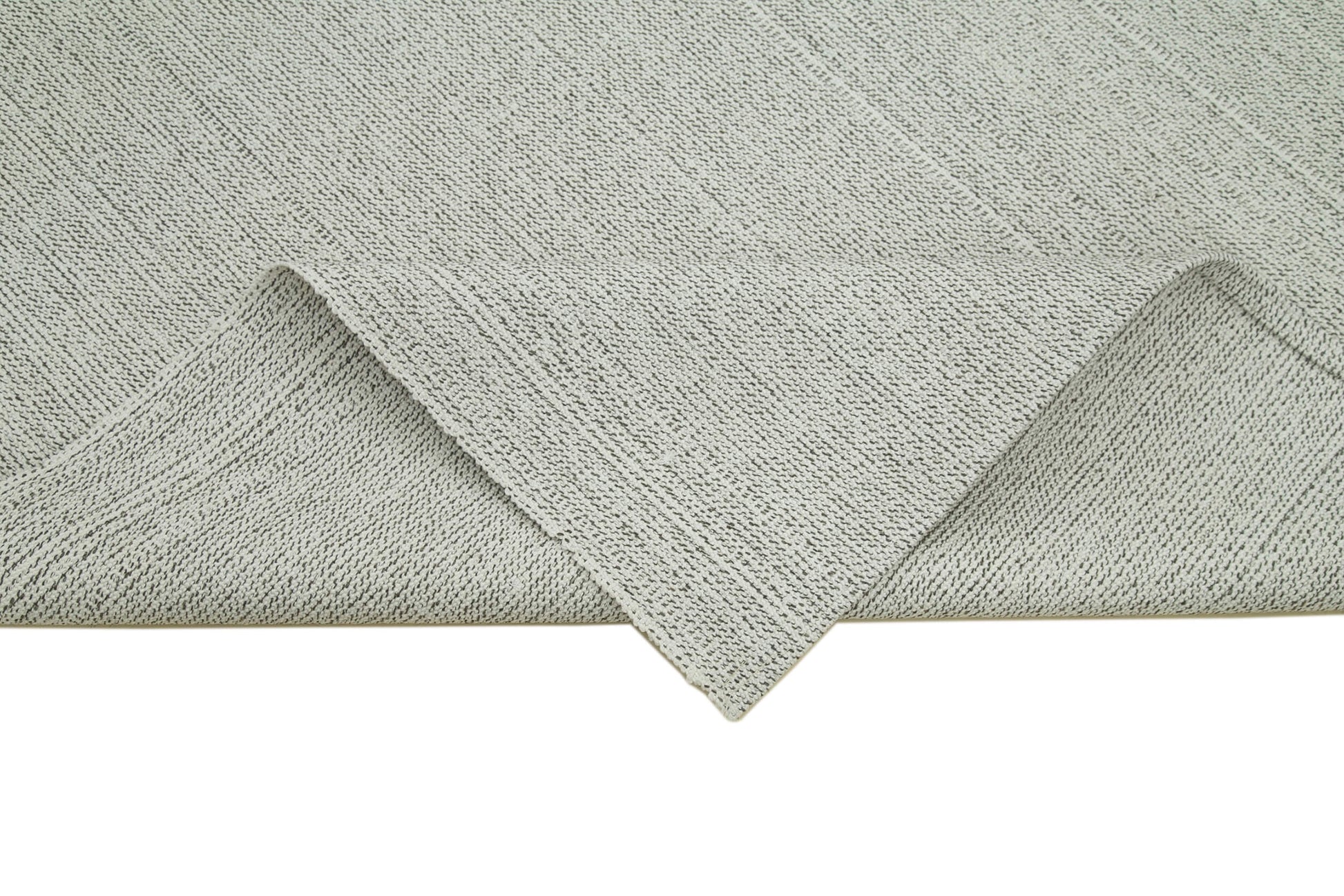 Vintage Flatweave Bej Eskitme Pamuk Yün El Dokuma Halısı 203x327 Agacan