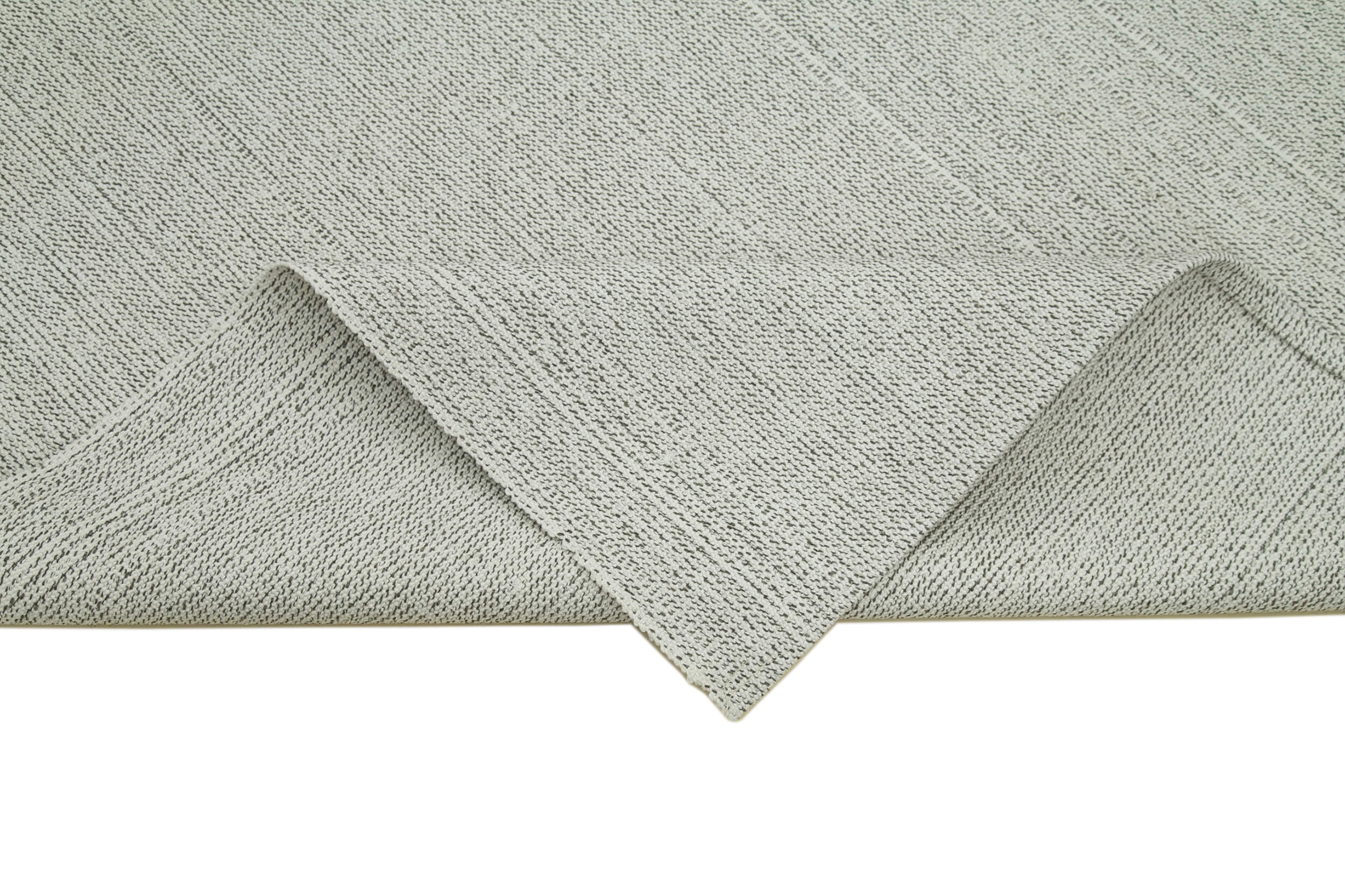 Vintage Flatweave Bej Eskitme Pamuk Yün El Dokuma Halısı 203x327 Agacan