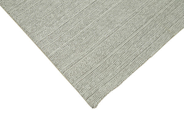 Vintage Flatweave Bej Eskitme Pamuk Yün El Dokuma Halısı 204x284 Agacan