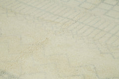 Morocco Bej Geometrik Yün Pamuk El Dokuma Halısı 274x366 Agacan