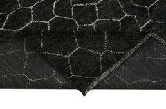 Morocco Kahverengi Geometrik Yün Pamuk El Dokuma Halısı 274x373 Agacan