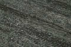 Morocco Gri Geometrik Yün Pamuk El Dokuma Halısı 152x244 Agacan