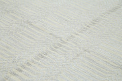 Morocco Gri Geometrik Yün Pamuk El Dokuma Halısı 244x307 Agacan