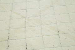 Morocco Bej Geometrik Yün Pamuk El Dokuma Halısı 236x295 Agacan