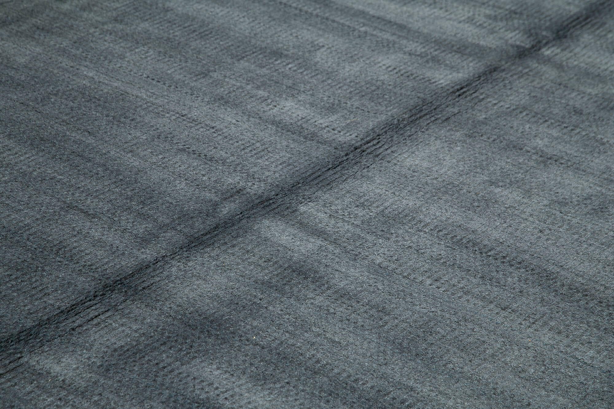 Morocco Mavi Geometrik Yün Pamuk El Dokuma Halısı 366x457 Agacan