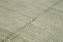 Morocco Bej Geometrik Yün Pamuk El Dokuma Halısı 274x366 Agacan