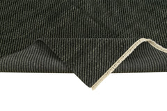 Morocco Gri Geometrik Yün Pamuk El Dokuma Halısı 170x246 Agacan