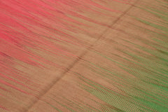 Degrade Kilim Fuşya Çizgili Pamuk Yün El Dokuma Halısı 179x263 Agacan