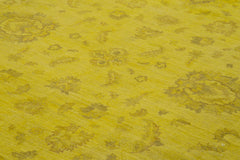 Tebriz Sarı Klasik Pamuk Yün El Dokuma Halısı 440x626 Agacan