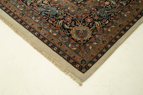 Tebriz Bej Klasik Pamuk Yün El Dokuma Halısı 426x555 Agacan