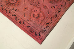 Tebriz Pembe Klasik Pamuk Yün El Dokuma Halısı 451x726 Agacan