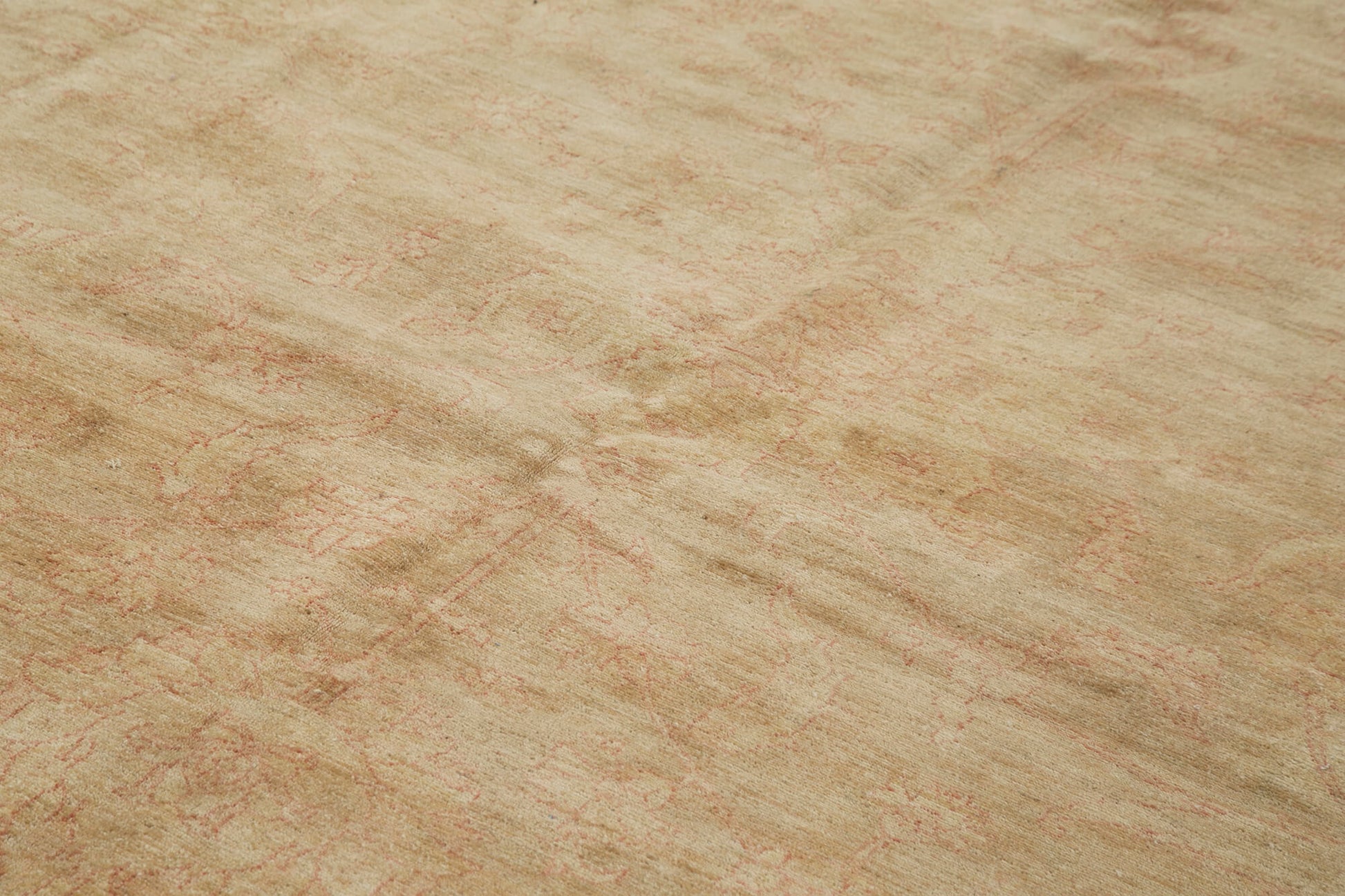 Tebriz Bej Klasik Pamuk Yün El Dokuma Halısı 497x766 Agacan