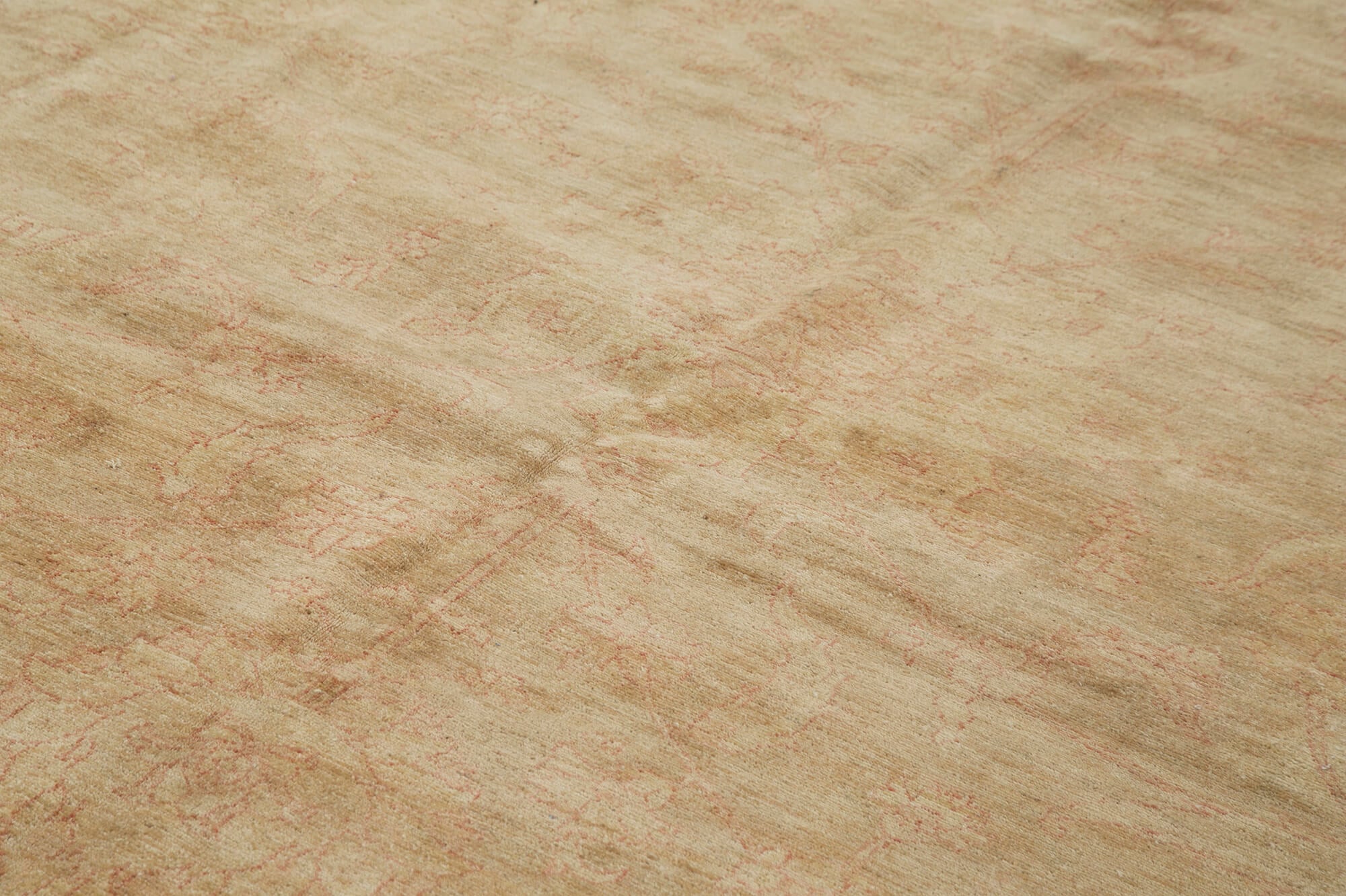 Tebriz Bej Klasik Pamuk Yün El Dokuma Halısı 497x766 Agacan