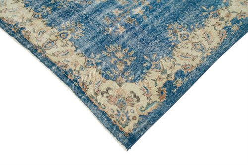 Kayseri Vintage Bej Eskitme Pamuk Yün El Dokuma Halısı 206x320 Agacan