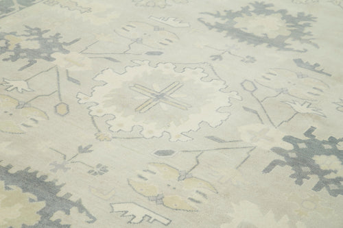 Tebriz Bej Klasik Pamuk Yün El Dokuma Halısı 281x357 Agacan