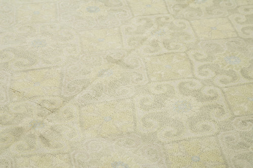 Tebriz Bej Klasik Pamuk Yün El Dokuma Halısı 246x306 Agacan