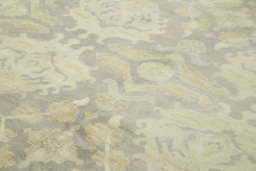 Tebriz Bej Klasik Pamuk Yün El Dokuma Halısı 253x300 Agacan