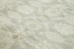 Tebriz Gri Klasik Pamuk Yün El Dokuma Halısı 251x294 Agacan