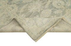 Tebriz Gri Klasik Pamuk Yün El Dokuma Halısı 251x294 Agacan