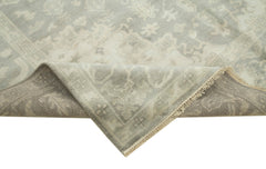 Tebriz Gri Klasik Pamuk Yün El Dokuma Halısı 242x291 Agacan