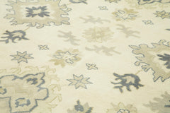 Tebriz Bej Klasik Pamuk Yün El Dokuma Halısı 271x363 Agacan