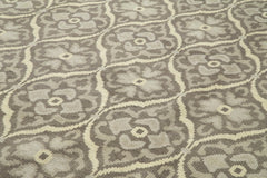 Tebriz Gri Klasik Pamuk Yün El Dokuma Halısı 300x418 Agacan