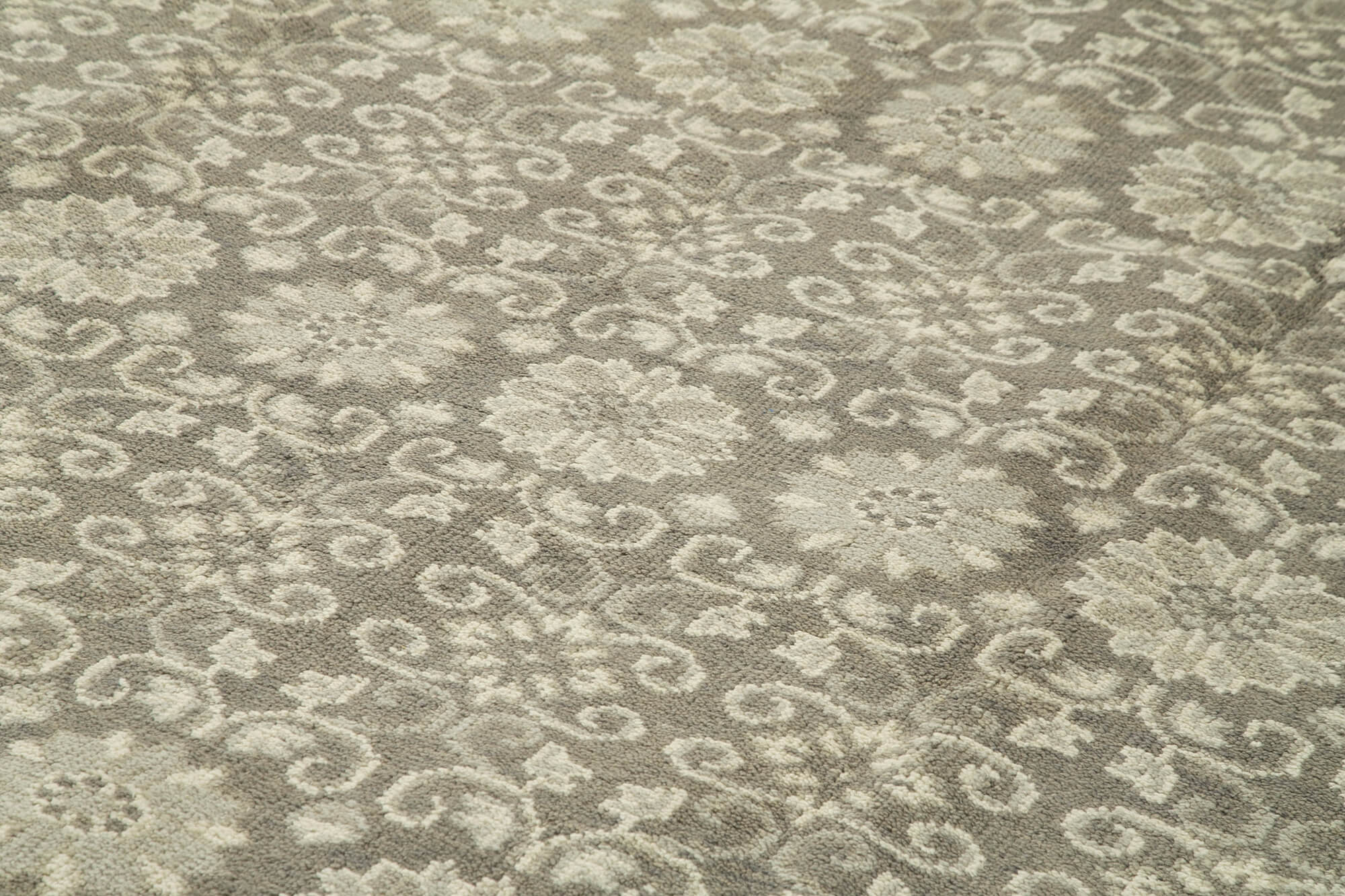 Tebriz Bej Klasik Pamuk Yün El Dokuma Halısı 304x417 Agacan