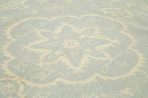 Tebriz Bej Klasik Pamuk Yün El Dokuma Halısı 270x364 Agacan