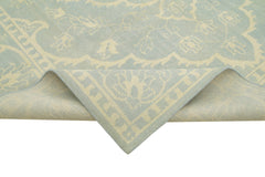 Tebriz Bej Klasik Pamuk Yün El Dokuma Halısı 270x364 Agacan